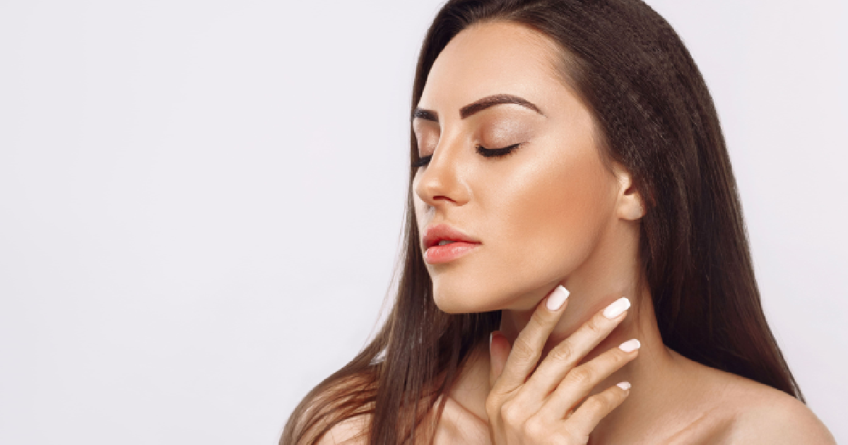 Woman with smooth, youthful skin after HIFU Treatments in Warren, NJ, showcasing non-surgical skin tightening and lifting results